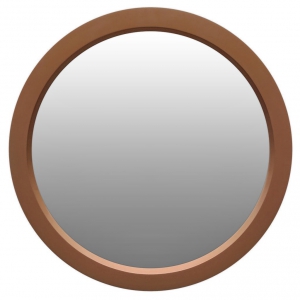 Глухое круглое деревянное окно со стеклопакетом